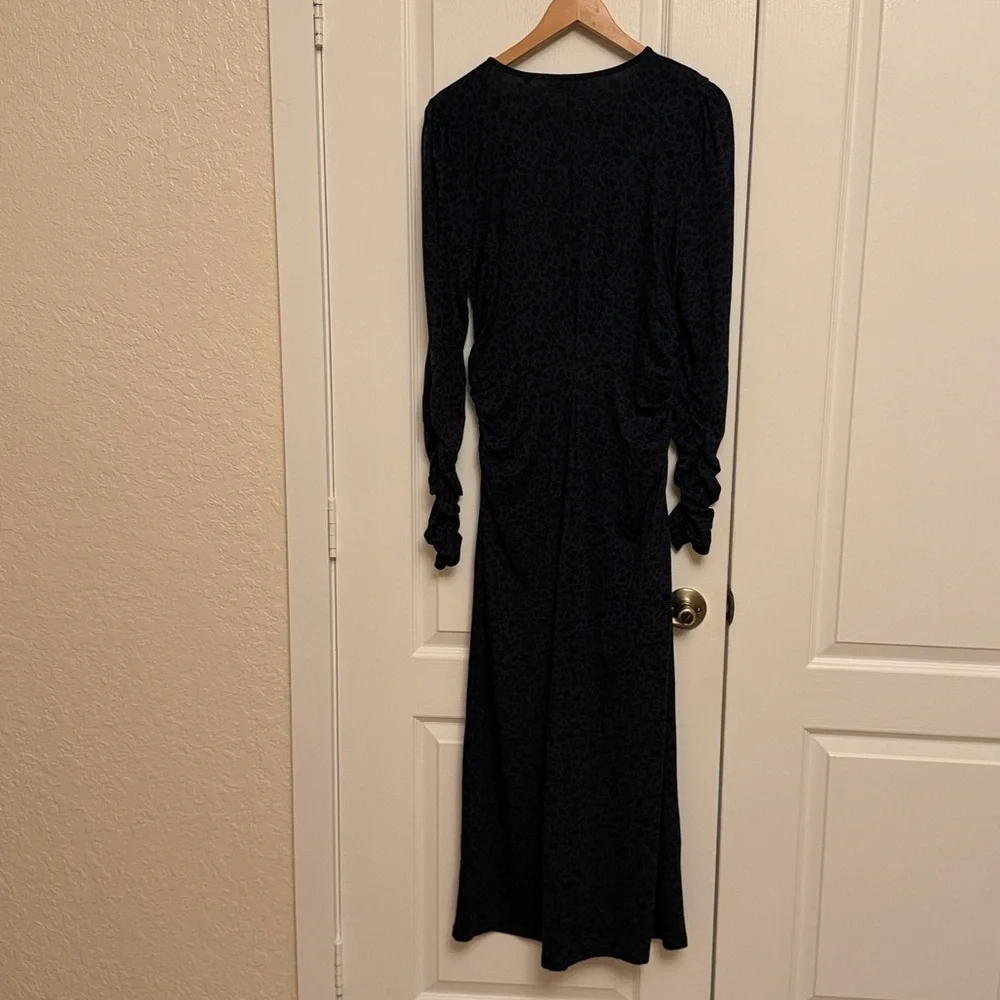 BODEN Ruched Jersey Midi Dress